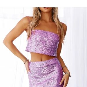 Sequin top - worn < 2 hours!